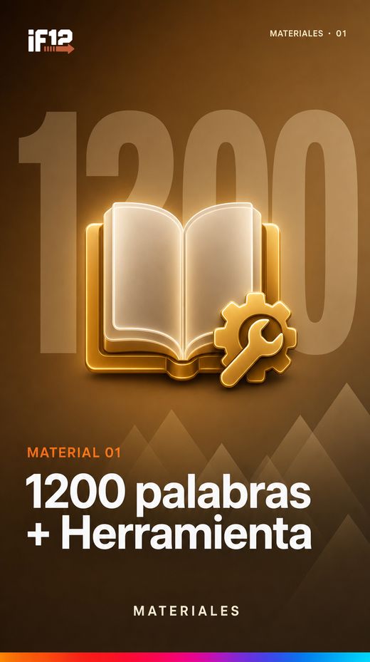 Material: 1200 palabras + herramienta
